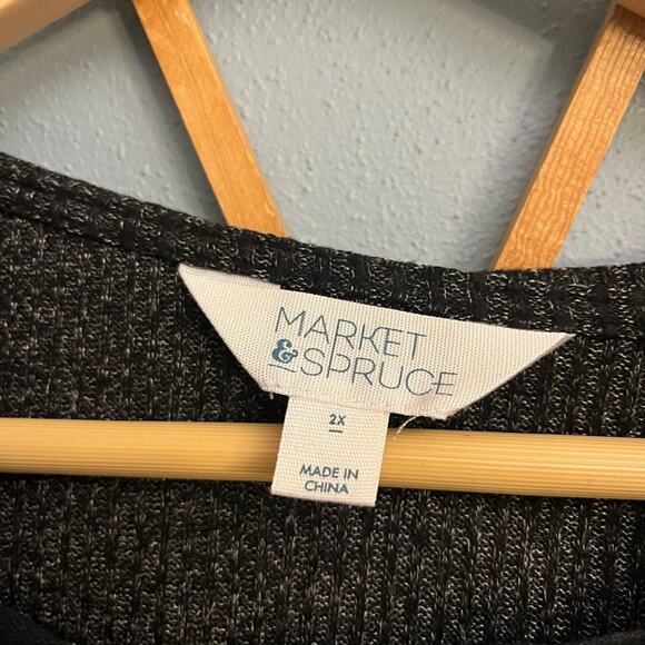 Market & Spruce Knit Hoodie - Picture 4 of 4